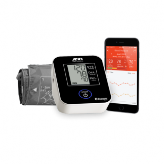 A & D Medical - Connected Blood Pressure Monitor and Medium Cuff